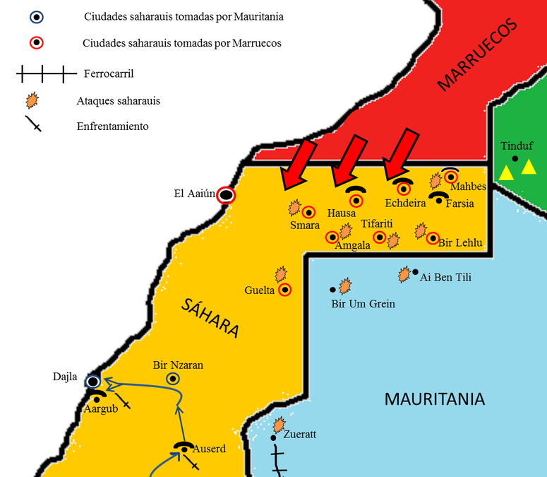Marruecos se anexiona la parte a la que renunció Mauritania.